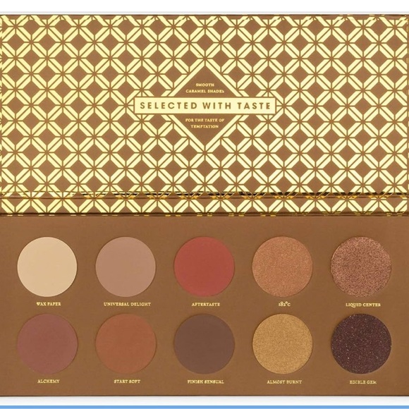 NIB Sealed Zoeva Caramel Melange Eyeshadow Palette 10 shades - Picture 1 of 12